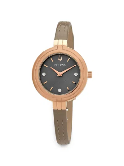 Bulova Rhapsody 30mm Watch In Neutral