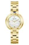 Bulova Rubaiyat Bracelet Watch, 30.5mm In Goldone