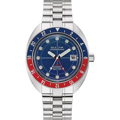 Pre-owned Bulova Silver Mens Analogue Watch Oceanographer 96b405