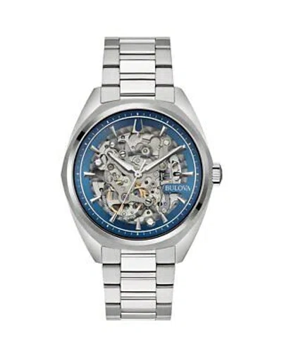 Pre-owned Bulova Silver Mens Analogue Watch Surveyor 96a292