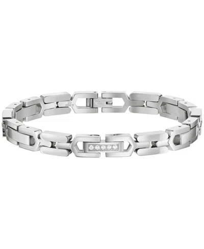 Bulova Silver-plated Jewelry White Topaz Luxury Bracelet