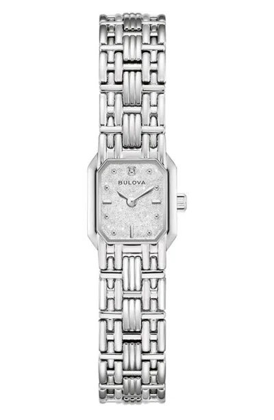 Bulova Sophia Bracelet Watch In Silver-tone