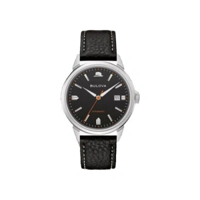 Pre-owned Bulova Summer Wind Frank Sinatra Automatic Black Dial Men's Watch