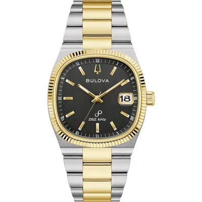 Bulova Super Seville Two-tone Bracelet Watch, 37.5mm In Metallic