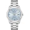 Bulova Surveyor Mens Automatic Silver Tone Stainless Steel Bracelet Watch 96b469 In Metallic