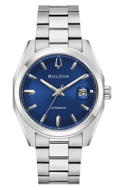 Bulova Surveyor Automatic Bracelet Watch, 39mm In Metallic