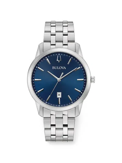 Bulova Sutton 40mm Watch In Blue