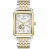 Bulova Men's Automatic Classic Sutton Two-tone Stainless Steel Bracelet Watch 33mm In Two Tone/silver Tone/gold Tone