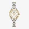 Bulova Sutton Womens Two Tone Stainless Steel Bracelet Watch 98l277 In Multi