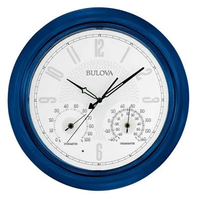 Bulova Tiverton 16" Wall Clock In Blue
