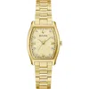 Bulova Tonneau Diamond Accent Bracelet Watch, 26mm In Gold