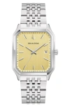 Bulova Special Edition Tony Bennett Classic We Are All Here Watch, 32mm X 43mm In Metallic