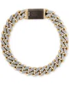 Bulova Two-tone Stainless Steel Chain Bracelet In No Color