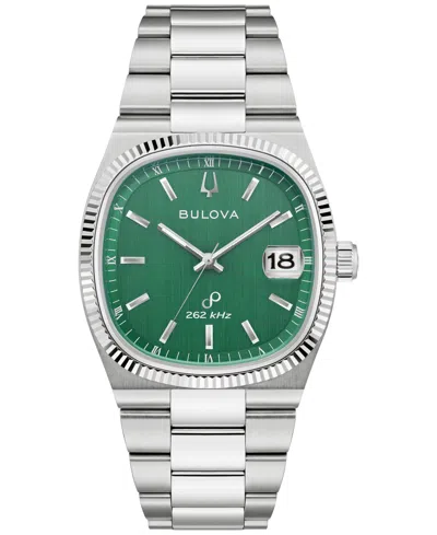 Bulova Unisex Super Seville Stainless Steel Bracelet Watch 38mm In No Color