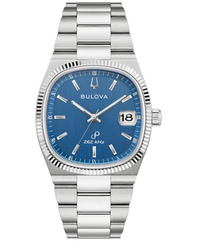 Bulova Unisex Super Seville Stainless Steel Bracelet Watch 38mm In No Color