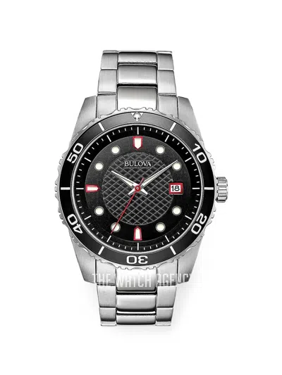 Bulova Versatile 44mm Watch In Metallic