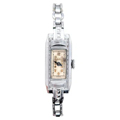 Pre-owned Bulova Vintage Art Deco Ladies  Wrist Watch 10k Rolled Gold Original 1934 In Multiple