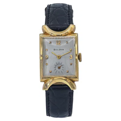 Pre-owned Bulova Vintage  Chesterfield 14k Yellow Gold Handwind Watch
