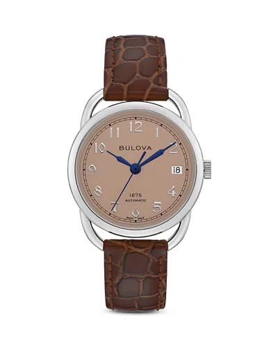 Bulova Watch, 34mm In Blue / Blush / Brown