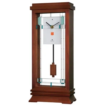 Bulova Willits Mantel Clock In Brown