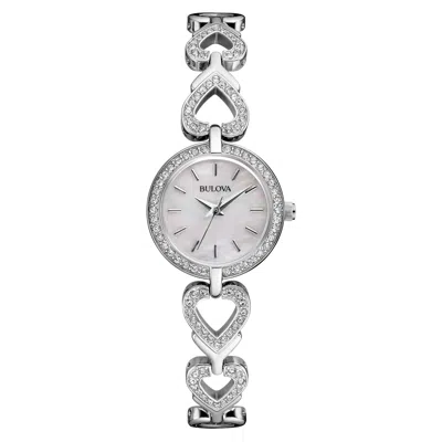 Bulova Women's 22mm Silver Tone Quartz Watch 96x136