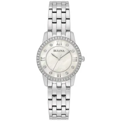 Bulova Women's 22mm Silver Tone Quartz Watch 96x157