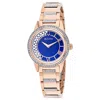 Bulova Women's Blue Mother Of Pearl Dial Watch In Gold
