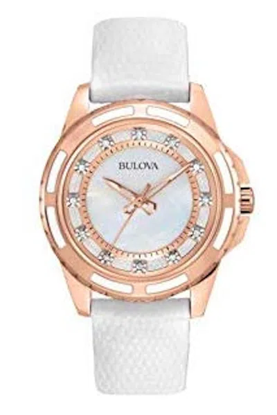 Pre-owned Bulova Women's  Classic 98p119 Watch In Stainless Steel