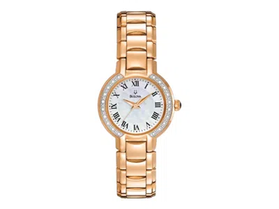 Pre-owned Bulova Women's  Classic 98r156 Watch In Stainless Steel In Silver