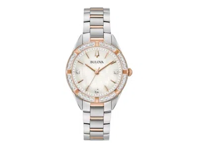 Pre-owned Bulova Women's  Classic 98r281 Watch In Stainless Steel