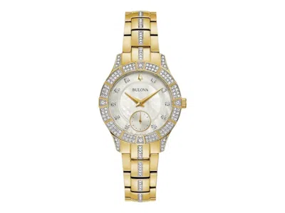Pre-owned Bulova Women's  Phantom 98l283 Watch In Stainless Steel