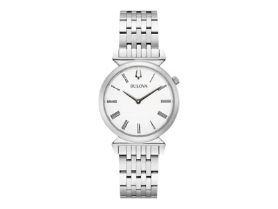 Pre-owned Bulova Women's  Regatta Classic 96l275 Watch In Stainless Steel In Silver