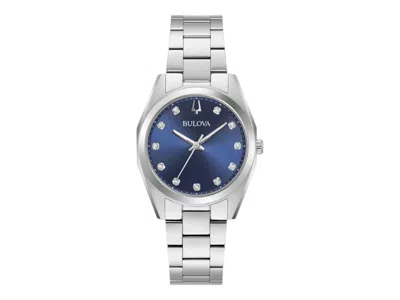 Pre-owned Bulova Women's  Surveyor 96p229 Watch In Stainless Steel