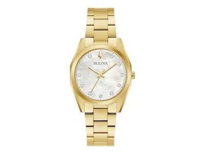 Pre-owned Bulova Women's  Surveyor 97p172 Watch In Stainless Steel