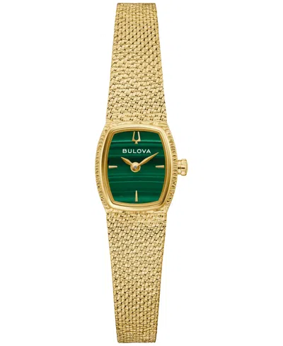 Bulova Women's Classic Goddess Of Time Gold-tone Stainless Steel Bracelet Watch 17mm