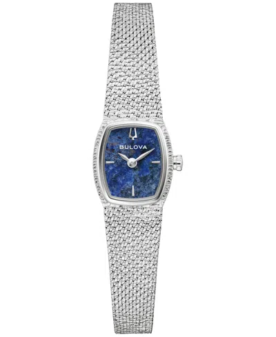Bulova Women's Classic Goddess Of Time Silver-tone Stainless Steel Bracelet Watch 17mm