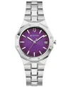 Bulova Women's Classic Silver-tone Stainless Steel Bracelet Watch, 32mm In Silver