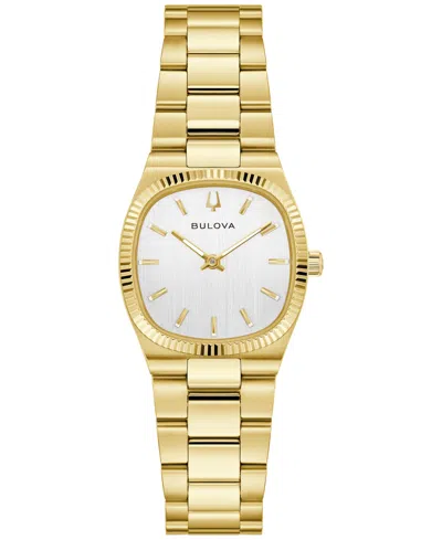 Bulova Women's Classic Super Seville Gold-tone Stainless Steel Bracelet Watch 37.5mm