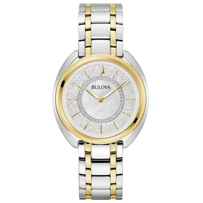 Bulova Women's Duality Mother Of Pearl Dial Watch In Multi