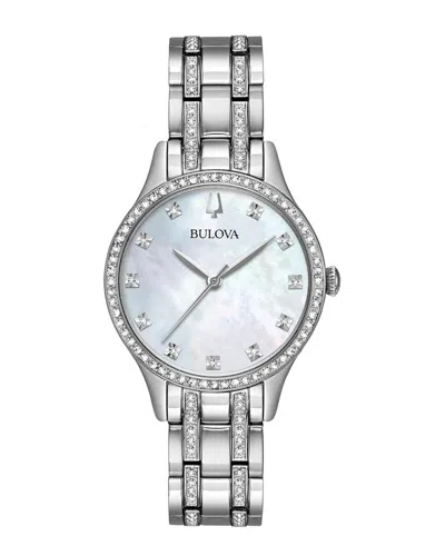 Bulova Women's Elegant Watch In Red