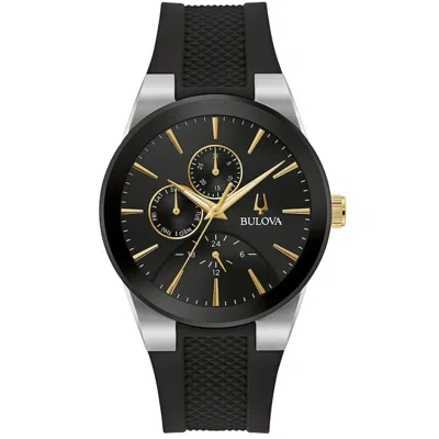 Bulova Women's Quadra Black Dial Watch