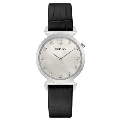 Bulova Women's Regatta White Dial Watch In Metallic