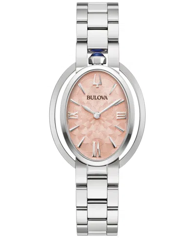 Bulova Women's Rubaiyat Stainless Steel Bracelet Watch 29mm In No Color