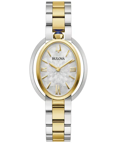 BULOVA WOMEN'S RUBAIYAT TWO-TONE STAINLESS STEEL BRACELET WATCH 29MM