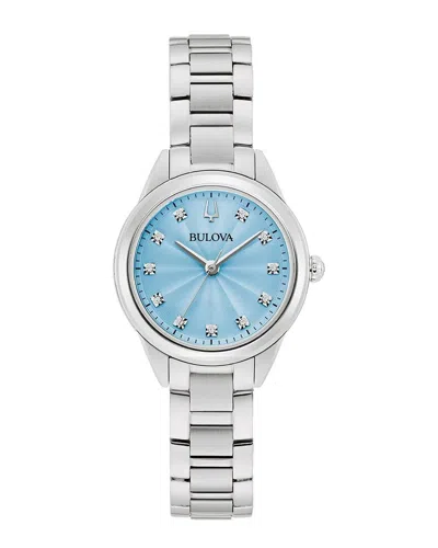 Bulova Women Sutton Watch In Silver-tone
