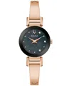 Bulova Marc Anthony Modern Diamond Bangle Watch, 26mm In Rose Gold-tone