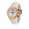 Bultaco White Rubber Watch In White