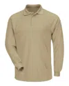 Bulwark Classic Long Sleeve Polo - Cooltouch2 In Green