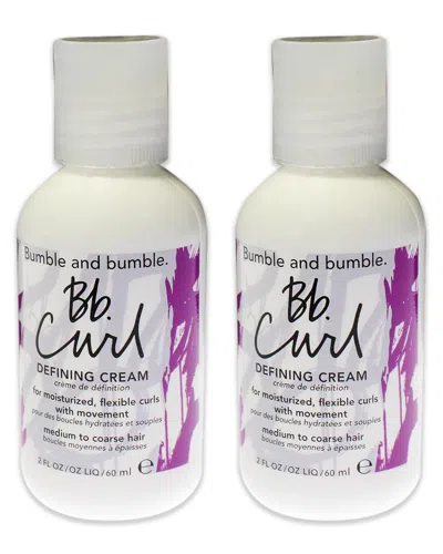 Bumble And Bumble . 2oz Bb Curl Defining Creme Pack Of 2 In White