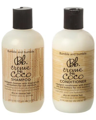 Bumble And Bumble . 3pc Creme De Coco Shampoo & Conditioner In Transparent